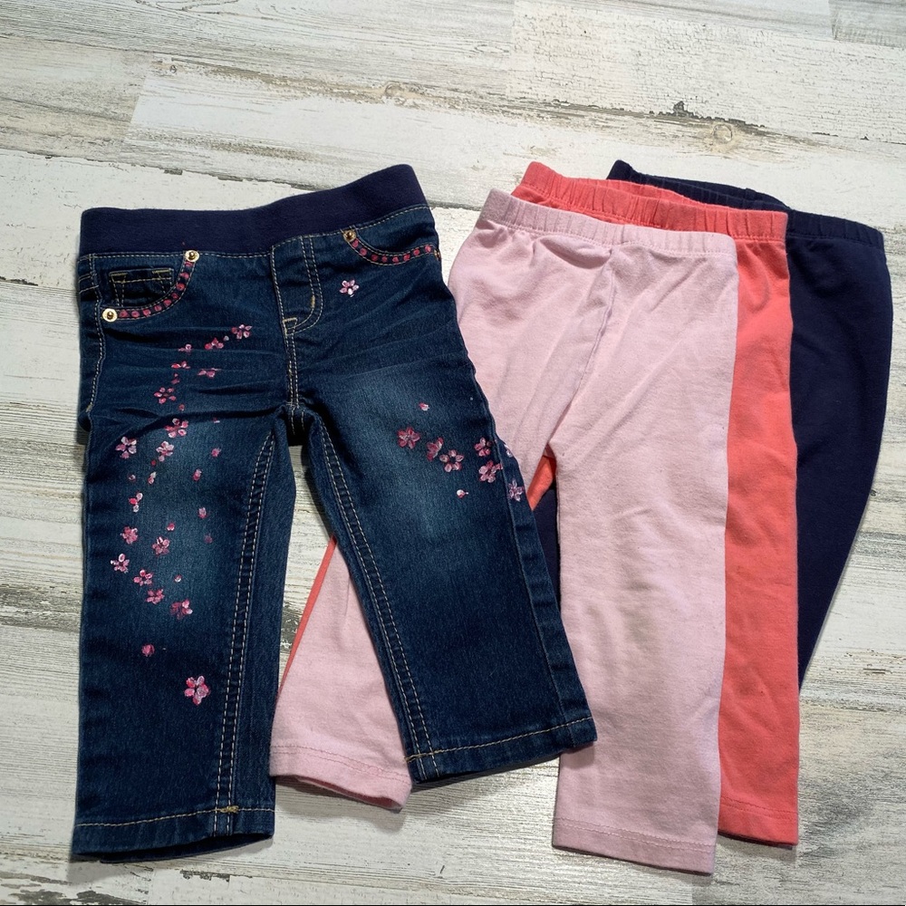 12 Months Girl Leggings Bundle